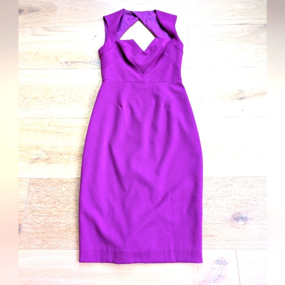 Fitted Black Halo Dress Size 2